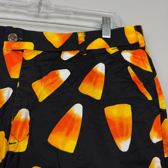Loudmouth Golf Candy Corn Halloween Cotton Shorts - Picture 4 of 6